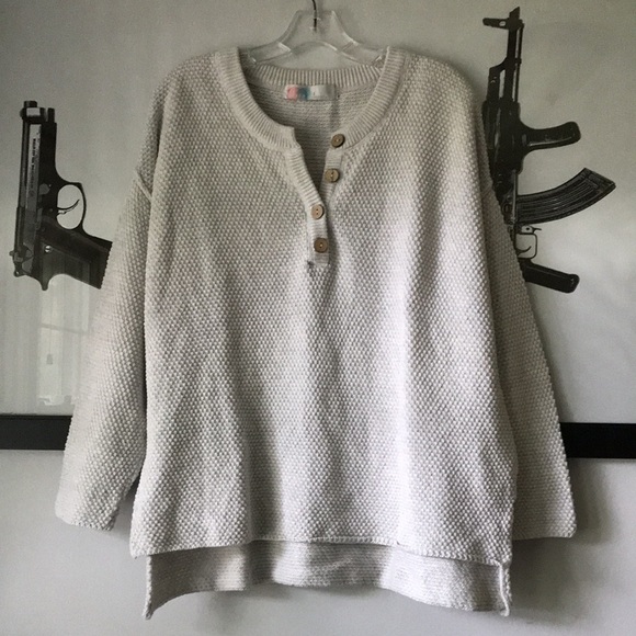 Free People Cream Sweater - Picture 2 of 16